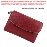 Royal Bagger Trendy Trifold Short Wallet for Women Genuine Cow Leather Credit Card Holder Casual Coin Purse 1502