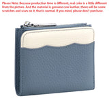 Royal Bagger RFID Blocking Short Wallet, Genuine Leather Multi-card Slots Credit Card Holder, Coin Purse for Daily Use 1888