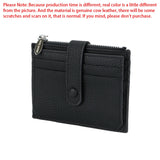 Royal Bagger Thin Credit Card Holder for Women Genuine Cow Leather Coin Purses Fashion Casual Small Wallet Purse 1566