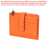 Royal Bagger Thin Credit Card Holder for Women Genuine Cow Leather Coin Purses Fashion Casual Small Wallet Purse 1566